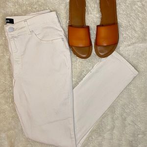 Express High Rise White Jeans